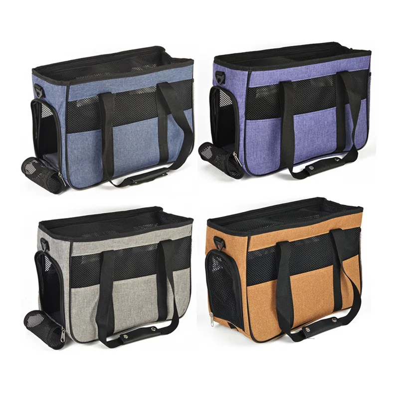 Portable Cat Bag Crossbody Dog Backpack Outdoors Carry-On Pet Carrier Handbag Four Seasons Pet Cage 1005010388290370