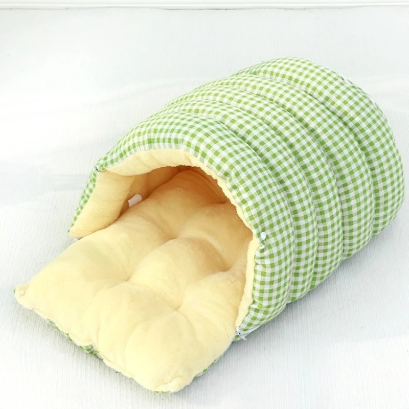 Foldable Pet Sleeping Bed for Cats And Dogs Thickened Semi-Enclosed Soft Indoor Design Warm for 1005010391991828