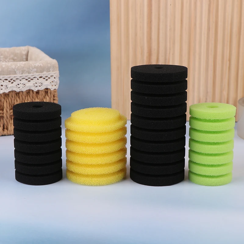 Biochemical Aquarium Filter Sponge Fine Foam Fish Tank Air Pump Skimmer High-Flow Bio Filter 1005010393261673