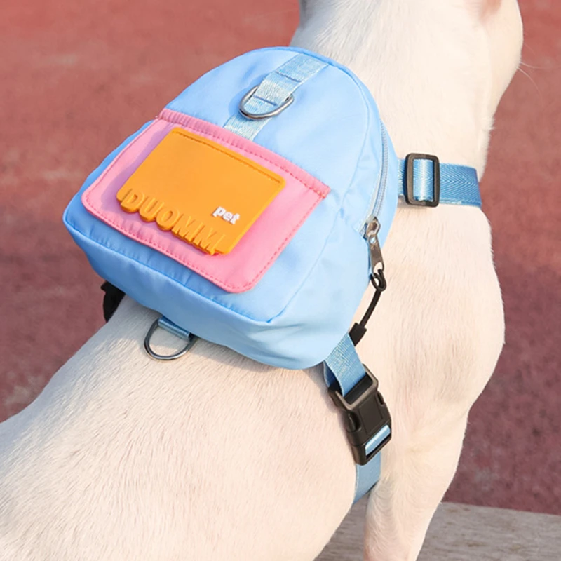 Waterproof Pet Backpack For Dogs Puppy Bag With Harness Collar Outdoor Travel Dog Snacks Backpack 1005010396793174