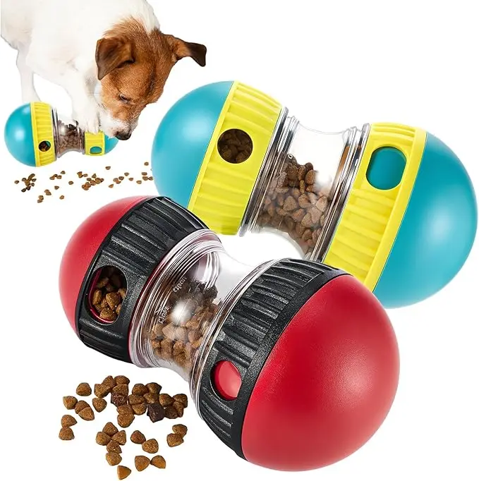 Dog Puzzle Toy Elliptical Track Rolling Increase Intelligence Ball Leaky Food Develop Good Habits 1005010398560989