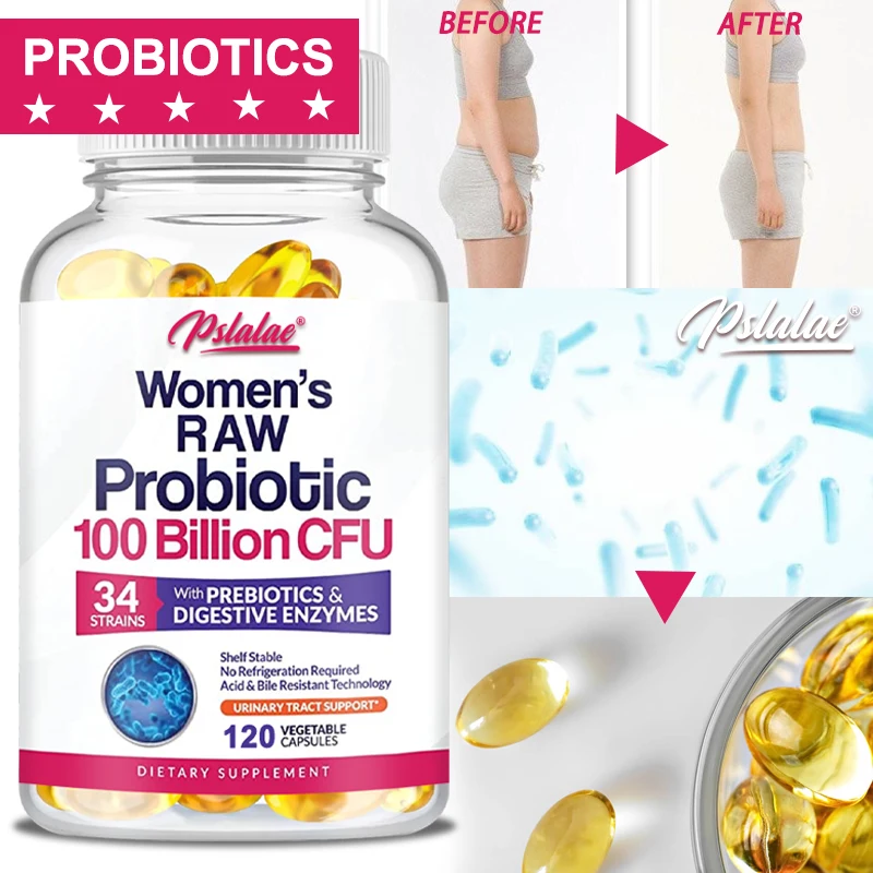 Probiotics for Women, Nourishes Digestive System, Promotes Digestion and Intestinal Health 1005010399507951