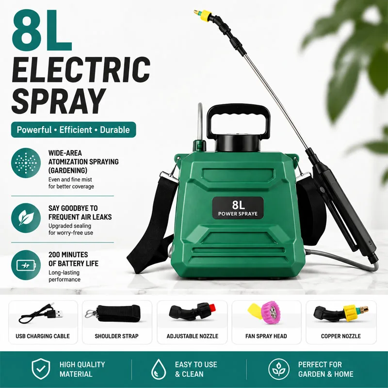 Electric Sprayer Portable Agricultural Sprayer for Home High-Pressure Pesticide Sprayer Garden 1005010404783088