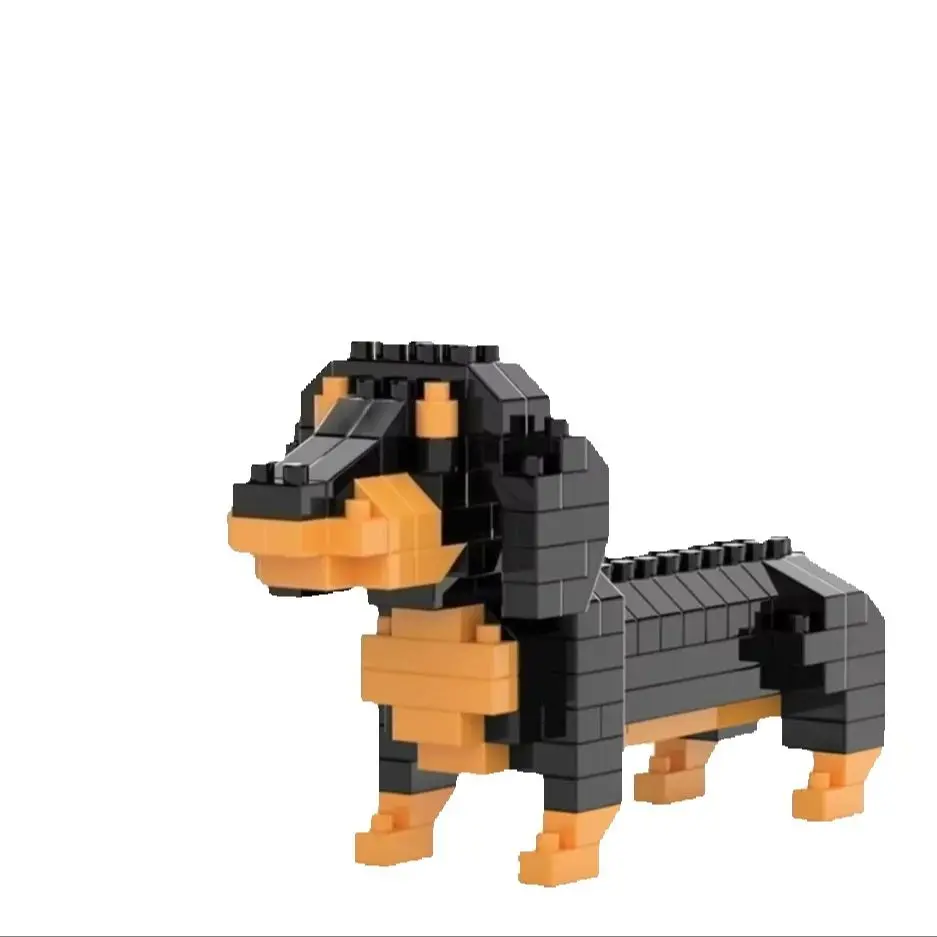 Mini Dachshund Dog Building Blocks Toy for Adults and Kids: Detailed and Lifelike Design 1005010406743903