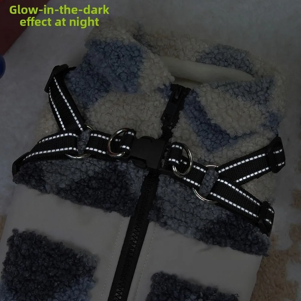 Dog Apparel Warm Dog Jacket Thickened Built-In Chest Straps Puppy Coat Skin Friendly Reflective 1005010413484030