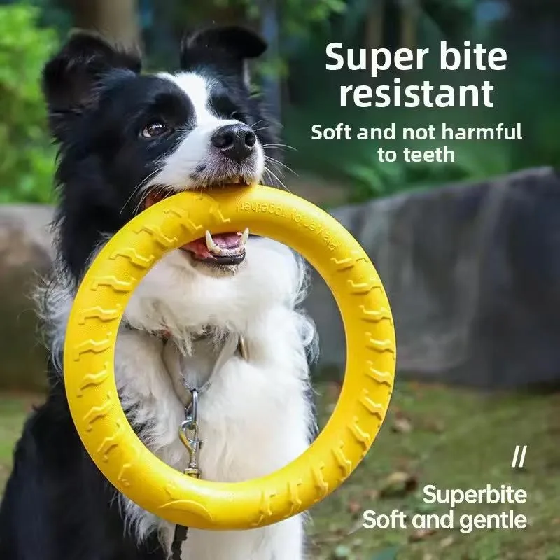 Dog Ring Toys Indestructible Chewing Flying Floating Training Tools Fetch for Small Medium Large 1005010423486356