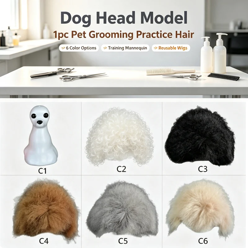 Pet Grooming Training Hair For Dog Model DIY Styling And Scissor Practice Tool B03D 1005010430016296