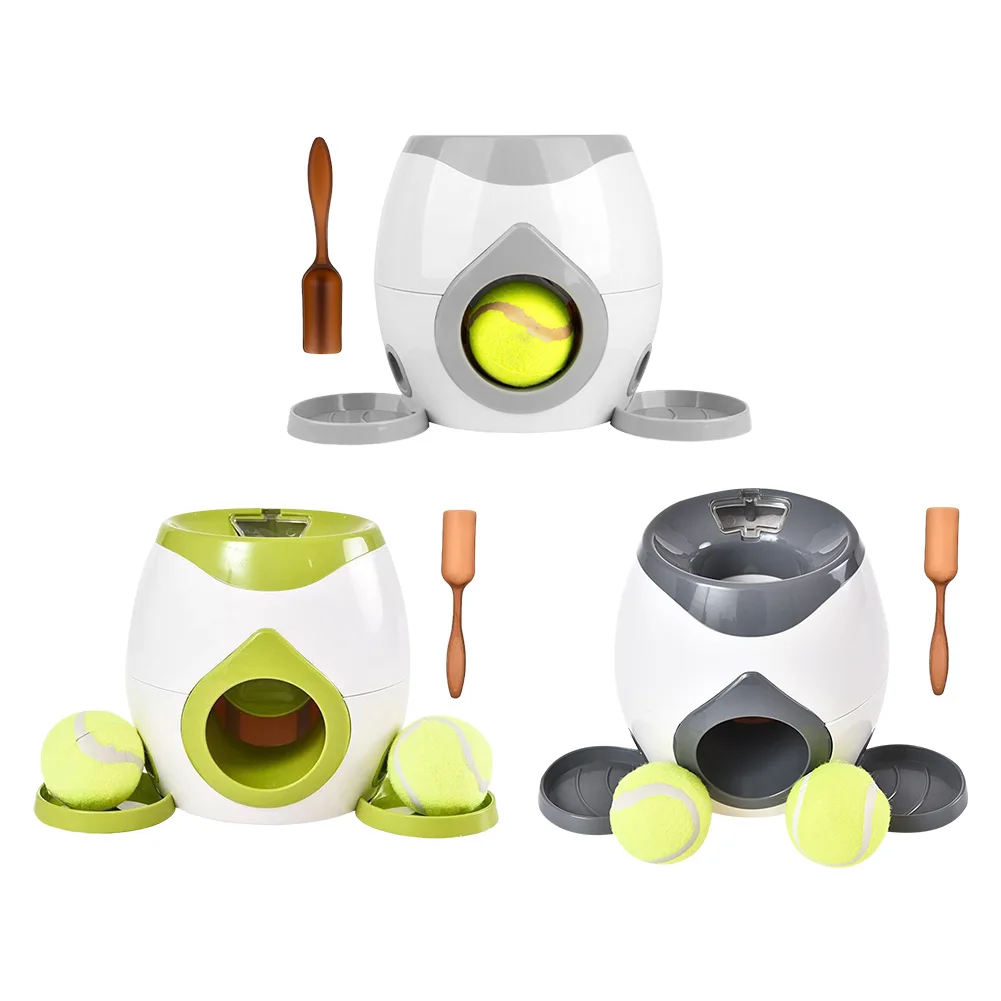 Automatic Dog Ball Launcher Dog Tennis Food Reward Machine Interactive Thrower Slow Feeder 1005010430087949
