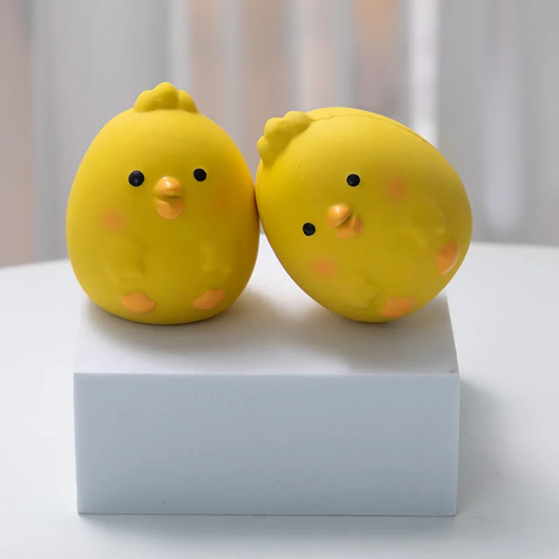 Pet Squeaky Toys Cute Chicken Dog Chewing Rubber Toy Cleaning Tooth Dog Chew Toy For Dogs Bite 1005010437386411