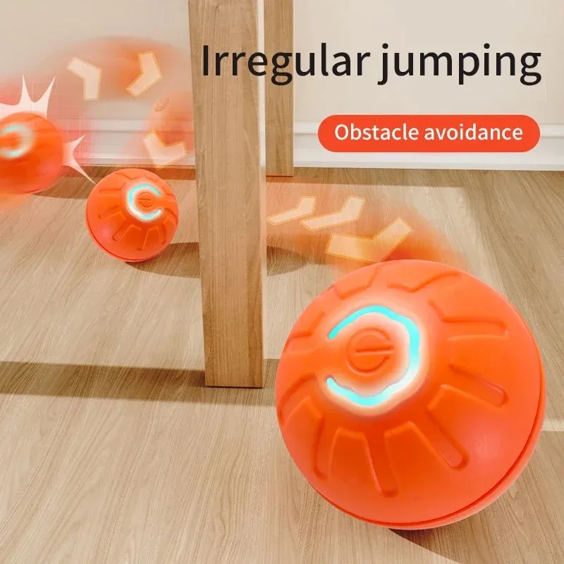 Smart Dog Toy Ball Electronic Interactive Pet Toy Moving Ball USB Automatic Moving Bouncing for 1005010442987192