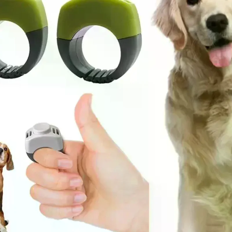 New Ring Clicker Pet Mini Finger Clickers Training Equipment Obedience Rattle Trainer Clicker 1005010448568754