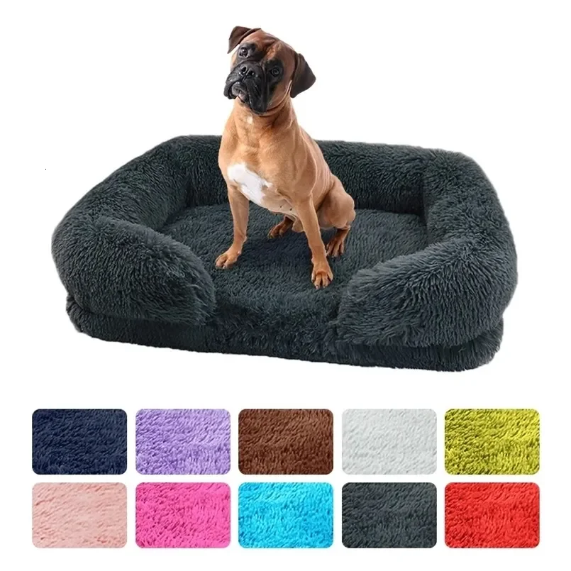 Large Dog Bed Dog Plush Pet Bed Winter Thickened Pad Dog Sleeping Bed Sofa Removable Pad Dog Small 1005010450364855