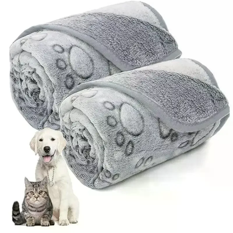 Ultra Soft Fluffy High Quality Pet Blanket Cute Cartoon Pattern Pet Mat Warm And Comfortable 1005010452554281