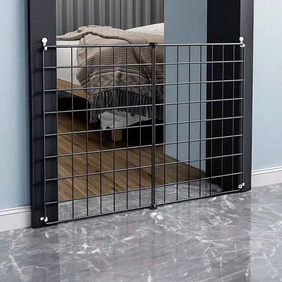 DIY Pet Fence Iron Gate for Balcony and Indoor Use, Dog and Cat Isolation Door, Dog Barrier 1005010453146158