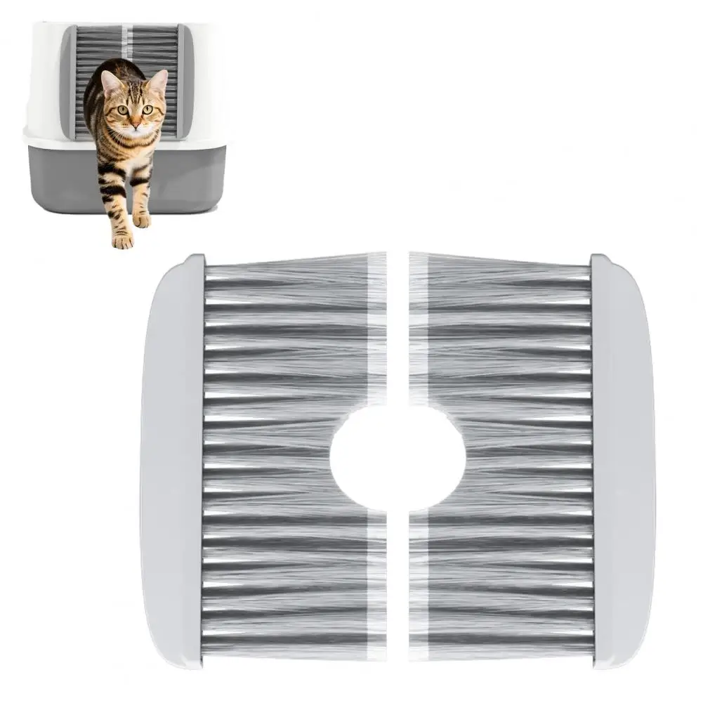 Cat Hair Removal Tool Litter Box Hair Brush Floating Hair Removal Tool Cat Litter Box Door Brush 1005010455127866