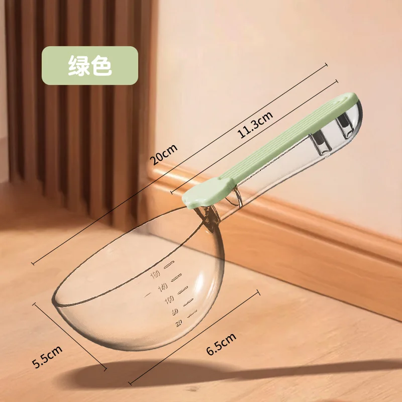 Pet Food Spoons with Scale Clip Dog Spoon Visual Multifunctional Cat Shovel Supply 1005010455707504
