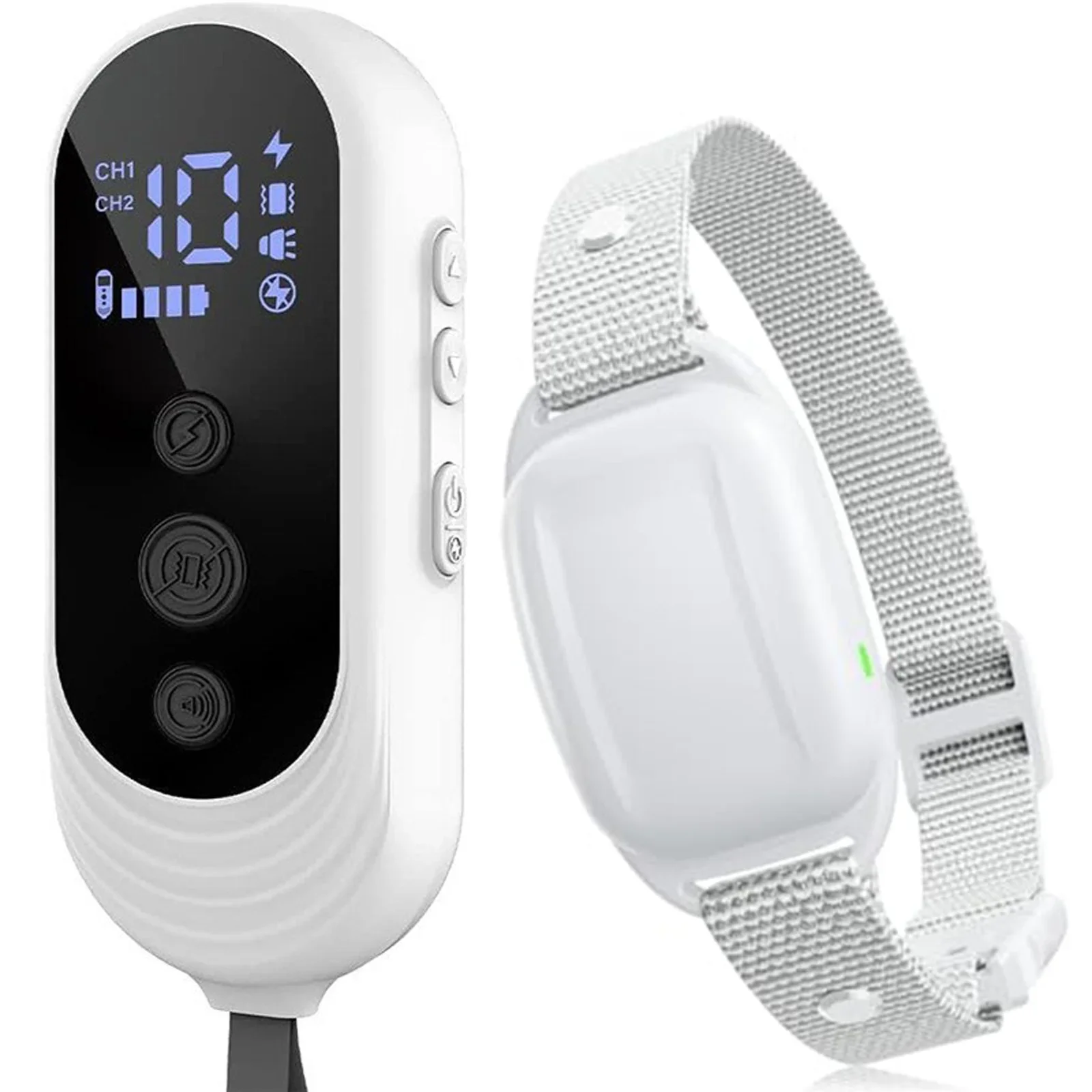 Dog Training Collar with Remote 1000ft IP67 Waterproof Rechargeable Beep Vibration Safe Shock for 1005010457904352