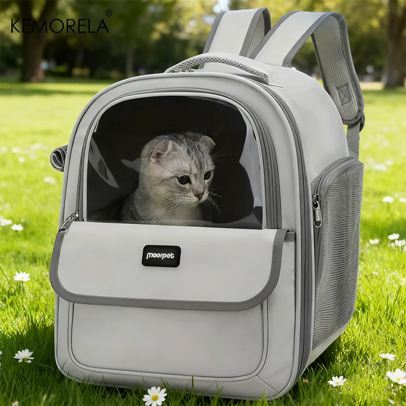 Large Capacity Breathable Mesh Portable Foldable Pet Carrier Backpack for Dog and Cat Outdoor 1005010461872747