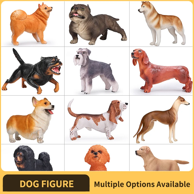 Realistic Dog Figurine Action Figure, Collectible Dog Model Decorative Ornament 1005010468859529