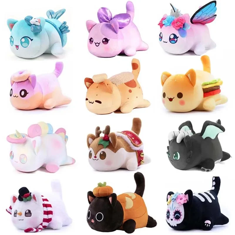 Plush Meemeows Food Cat Toy Cute Cola Fries Donut Shaped Stuffed Dolls Sleeping Pillow Christmas 1005010469218000