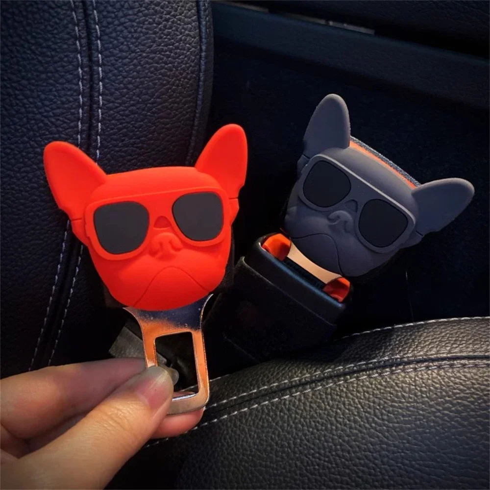 Seat Belt Clip Bulldog Warning Sound Fixing Clip Safety Belt Buckle Clip for Car 1005010477410346