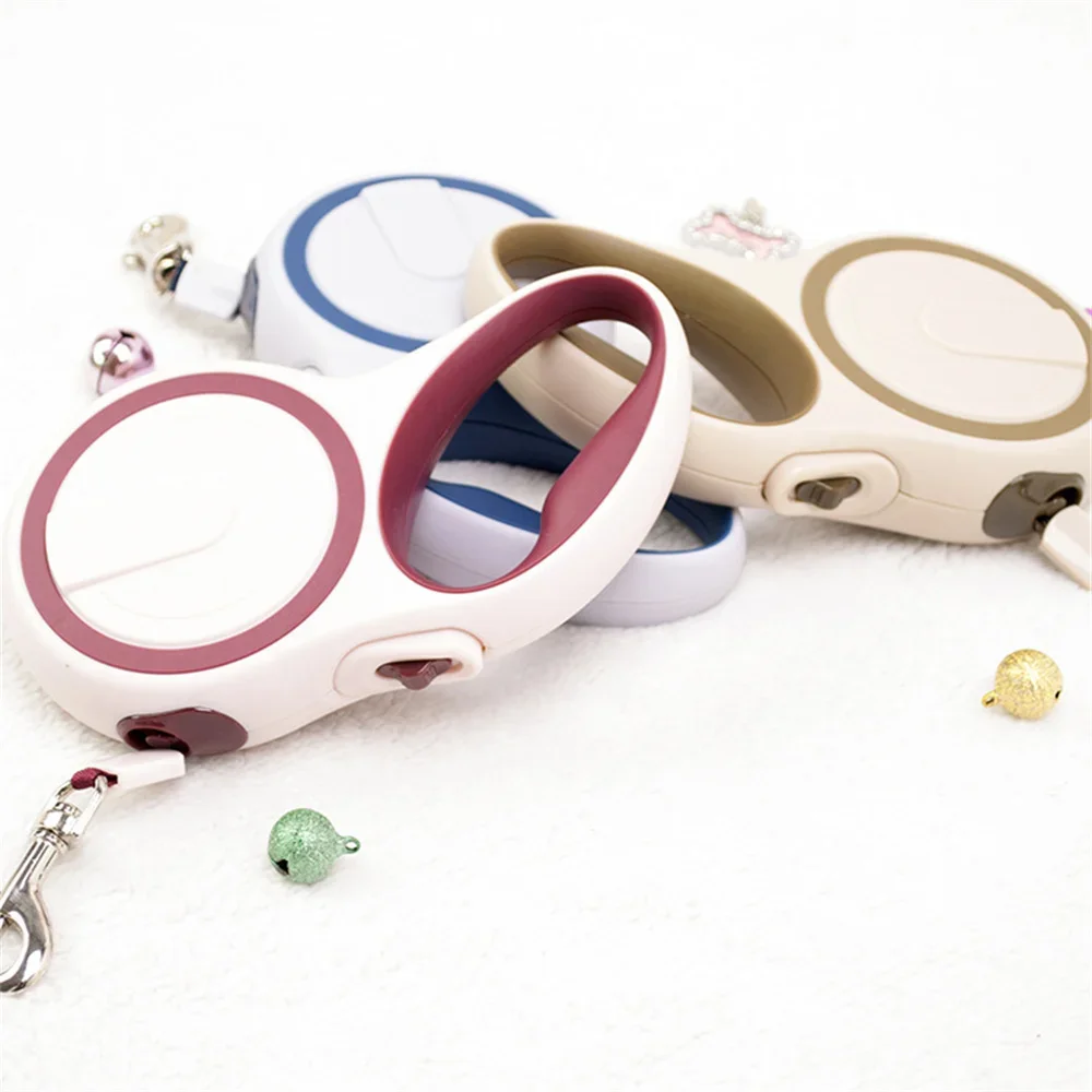 5M Retractable Nylon Leash for Small Dogs and Cats Durable Automatic Tension Control for Outdoor 1005010493382187