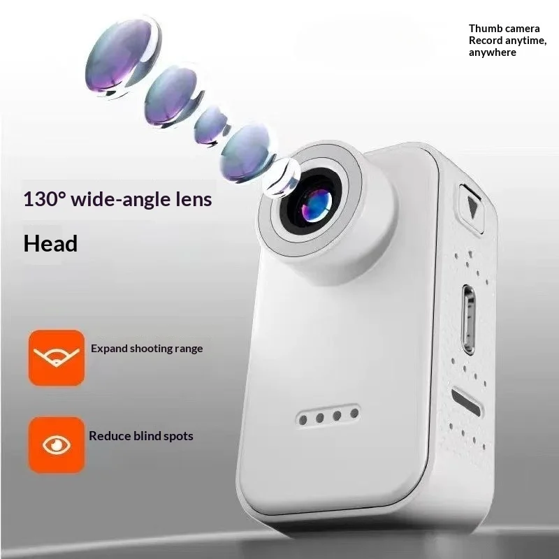 Pet Thumb Camera, Portable Outdoor Travel Dog Recorder, Wide-Angle HD Thumb Camera 1005010495969952
