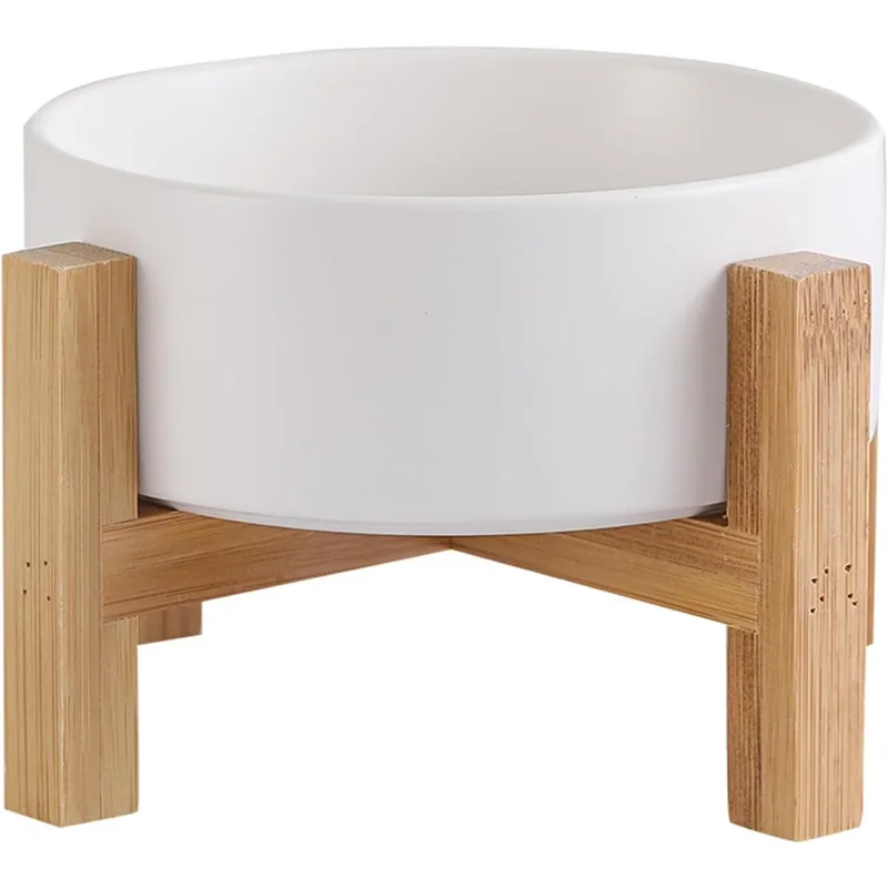 Self-Assembly Ceramic Double Cat Bowl Dog Bowl 400ML Pet Feeding Water Bowl Cat Puppy Feeder 1005010499751759