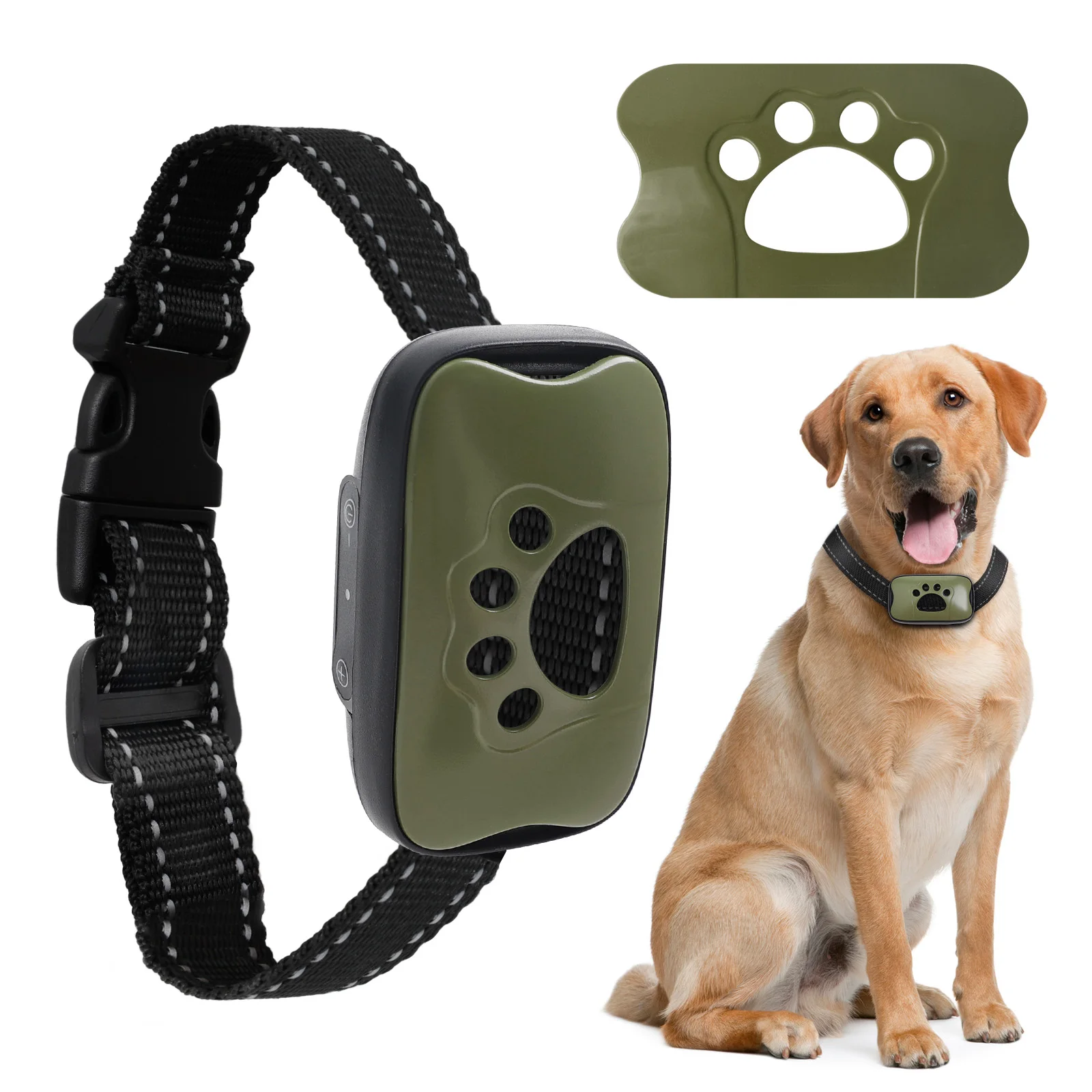 New Pet Dog Anti Barking Device USB Rechargeable Dogs Training Collar Ultrasonic Stop Barking 1005010500850947