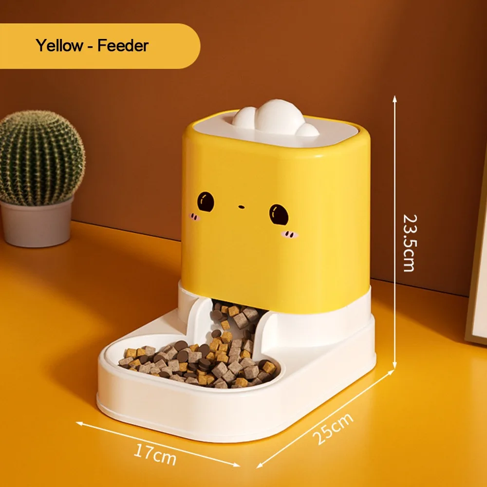 High-quality Automatic Cat Feeder Convenient Large Capacity Cat Food Dispenser No Lag Cat Shape Dog 1005010502882688