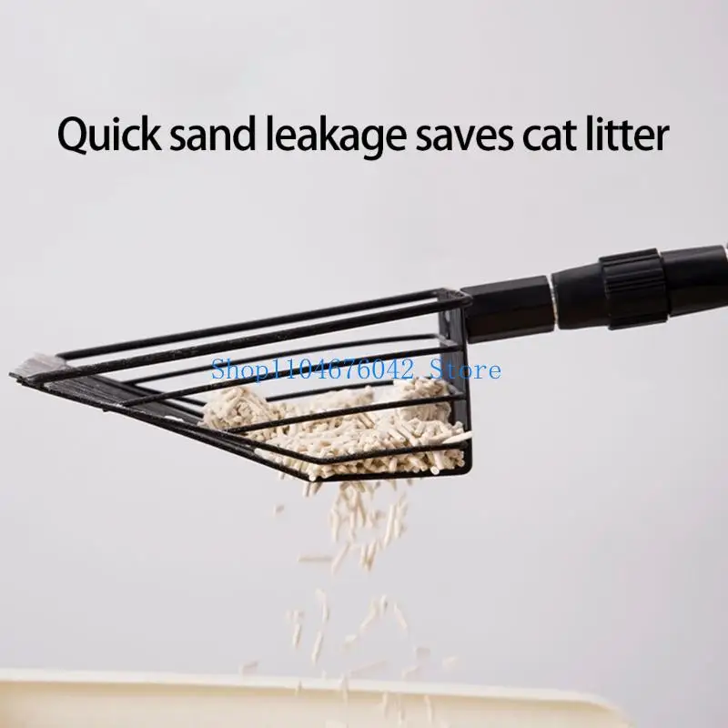 5asd Cats Litter Scoops Smooth Metal Sifter Hollow Deep Shovel Metal Handle Poop Sifting Kittens 1005010509055300