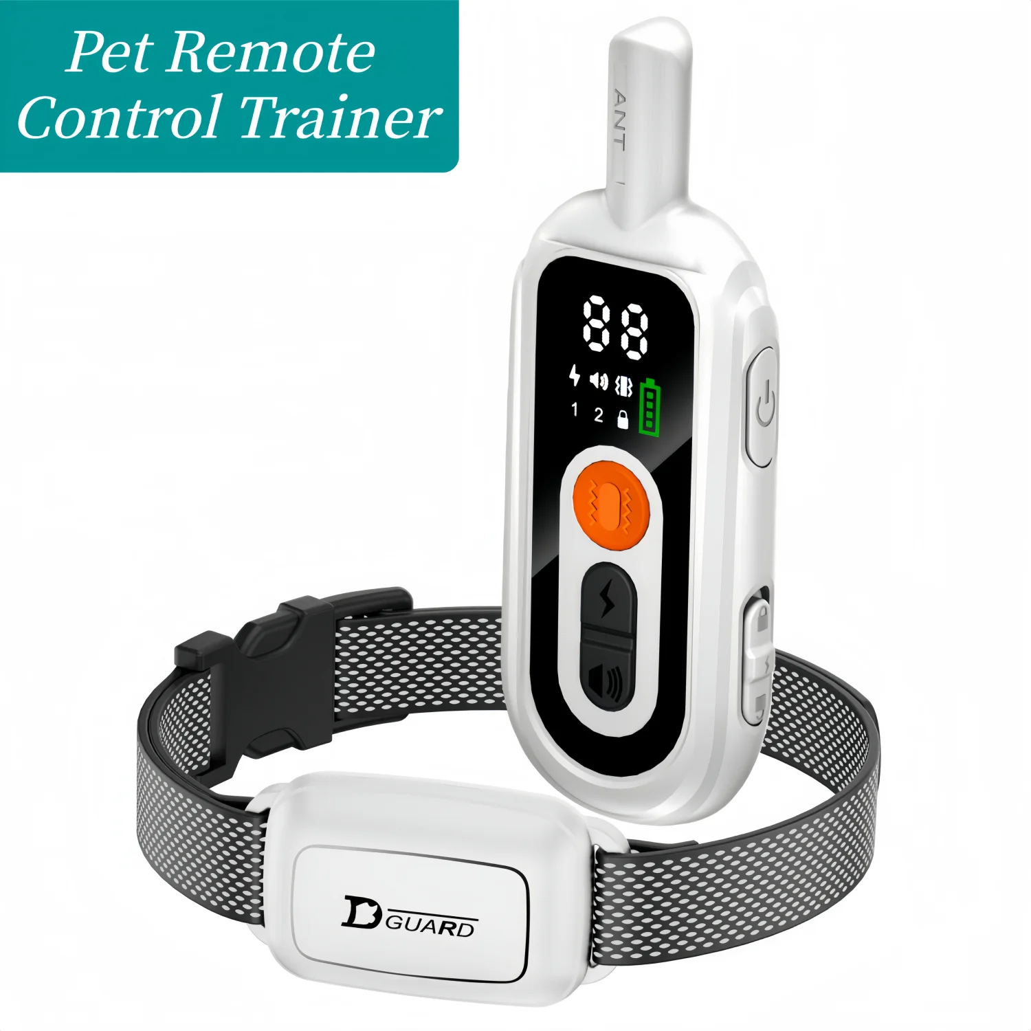 Electric Dog Training Collar Waterproof Dog Bark Collar Pet with Remote Control Rechargeable Anti 1005010510437013