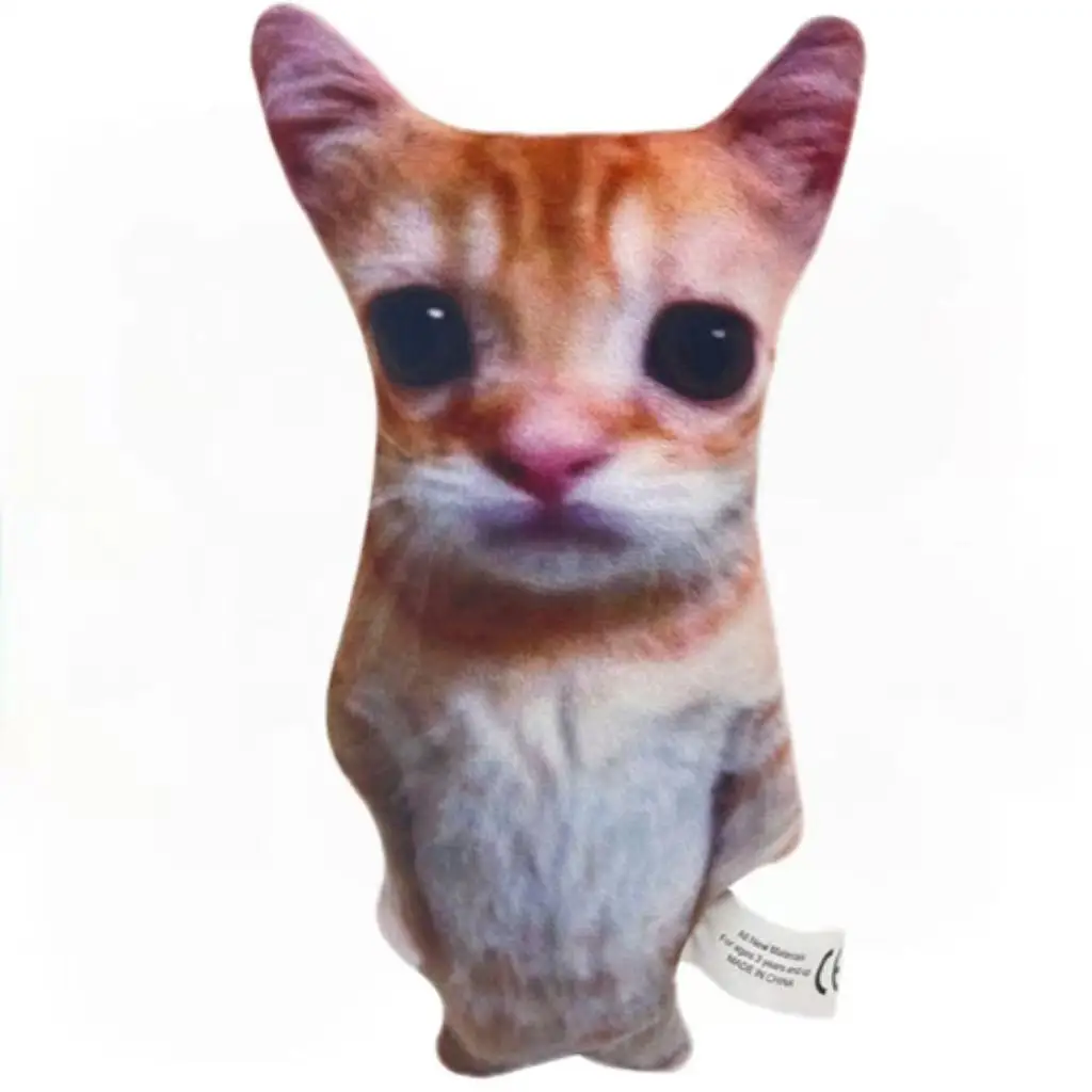 Cute El Gato Cat Plush Toys Wowwow Cat Dolls Plushies Simulation Stuffed Animals Birthday Holiday 1005010513840577