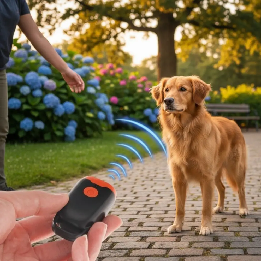 Smart Ultrasonic Dog Repeller LED Light Handheld Bark Deterrent Device Anti Bite Safe Anti Barking 1005010527262226