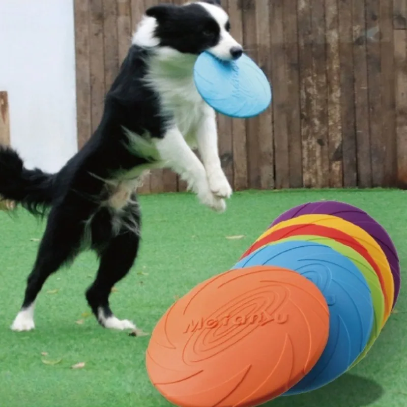 Dog Flying Saucer Interactive Funny Pet Cat Toy Dog Game Flying Discs Resistant Chew Puppy Training 1005010529354316