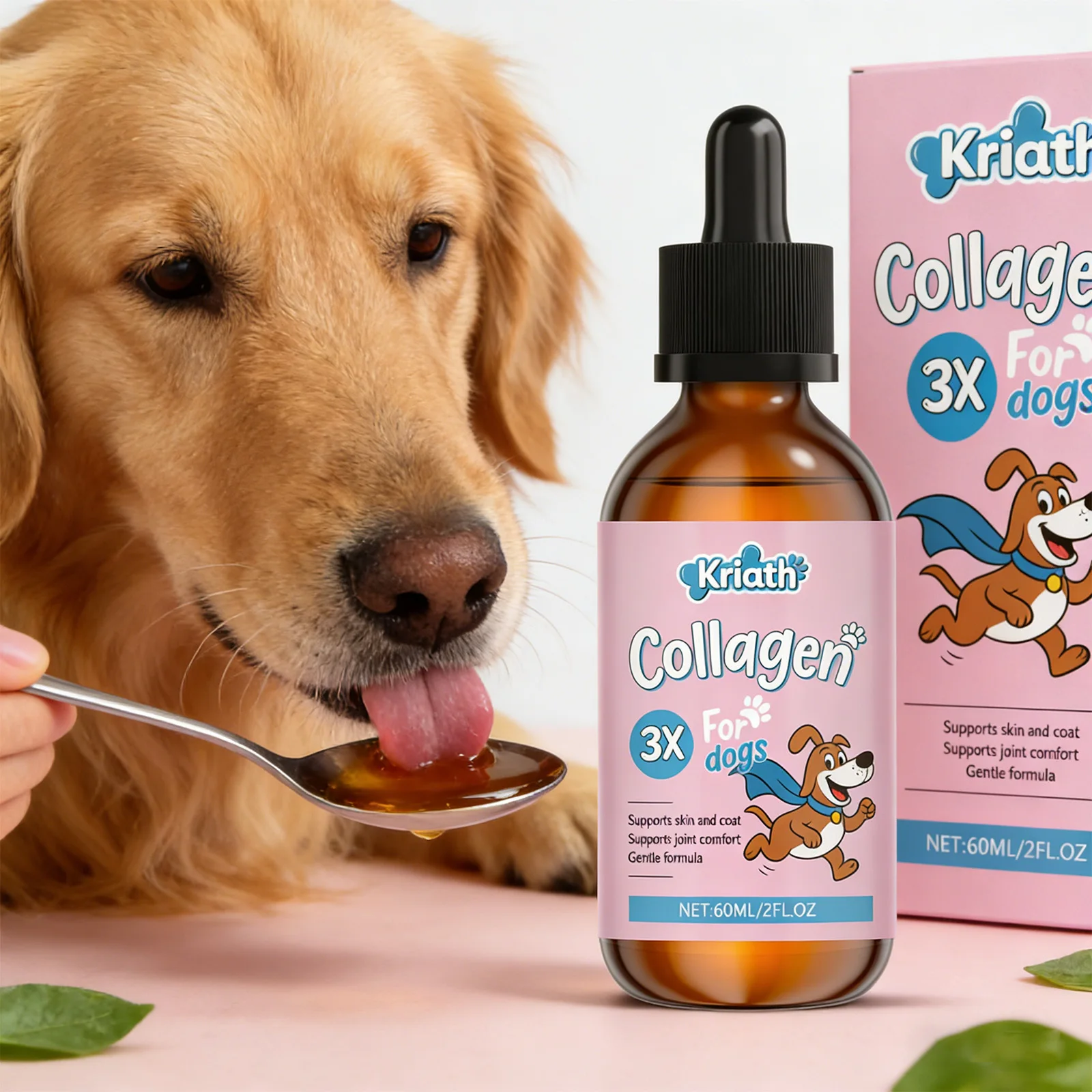Pet Collagen Drops Effectively Maintain Cartilage Health Support Joint Mobility Promote Joint 1005010529626459