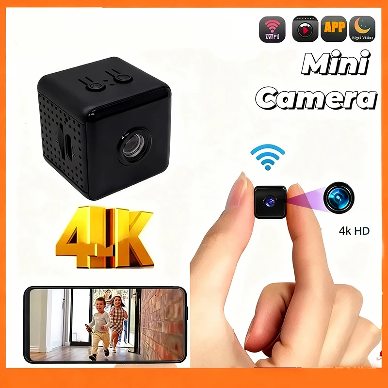 New 4K Mini Camera Home Small Wireless Wifi Camera Outdoor Upgrade Baby Pet Movement Detection 1005010529641771