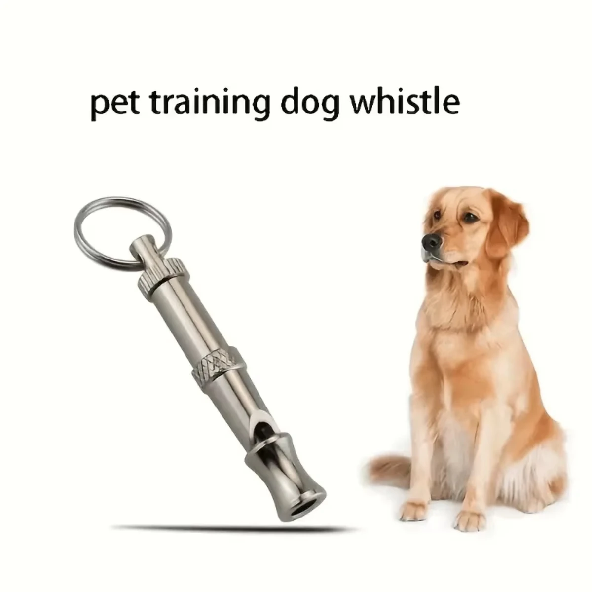 2Pcs Dog Whistle To Stop Barking, Adjustable Sound Pitch Dog Whistle With Keychain 1005010530487676