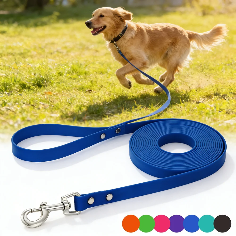 Dog Leash Waterproof Training Recall Long PVC Pet Leashes Durable Easy Clean 3M 5M 10M 15M Great 1005010531428185