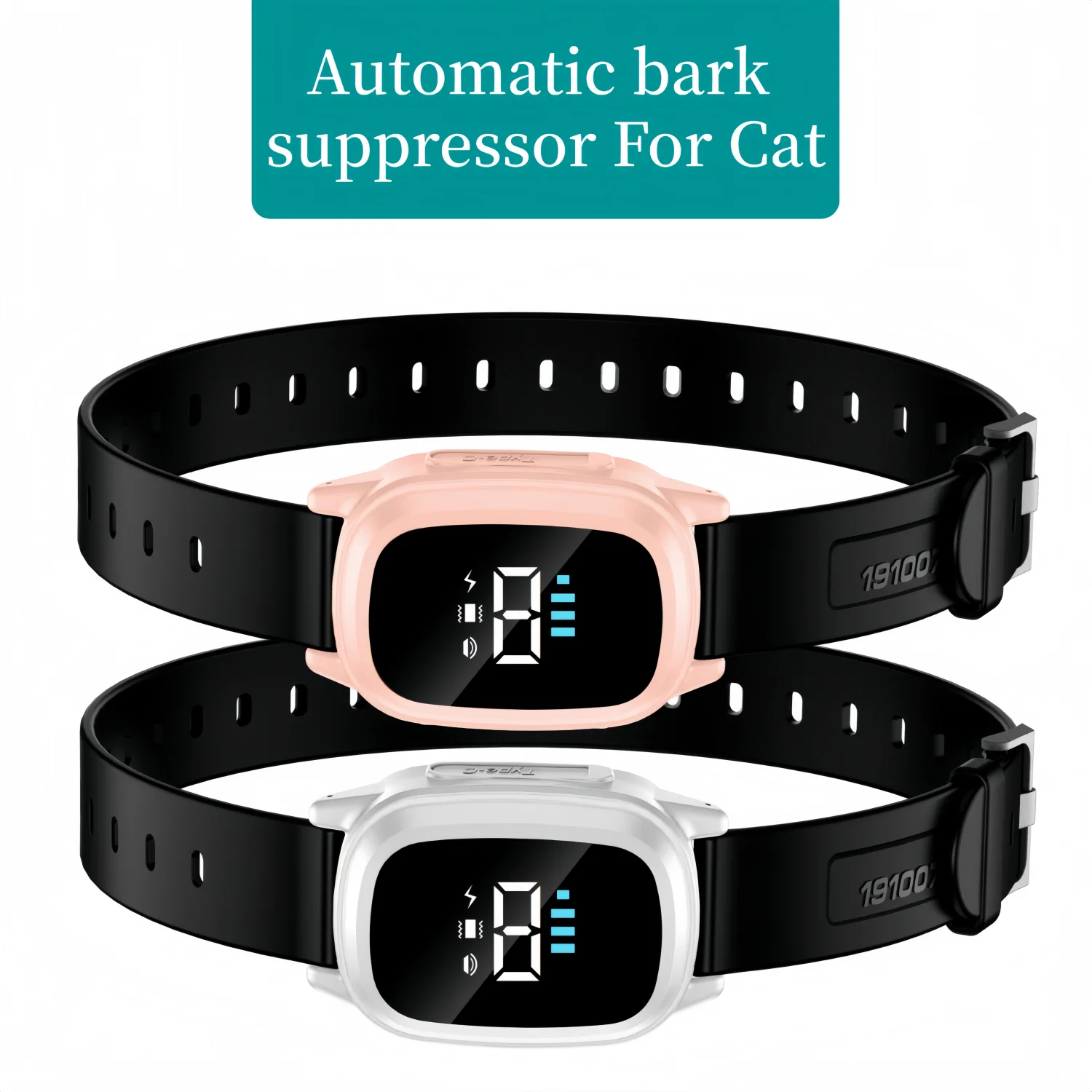 Automatic Cat Training Collar Suitable for Cats &Kittens, Cat Meowing Collar 1005010533858668