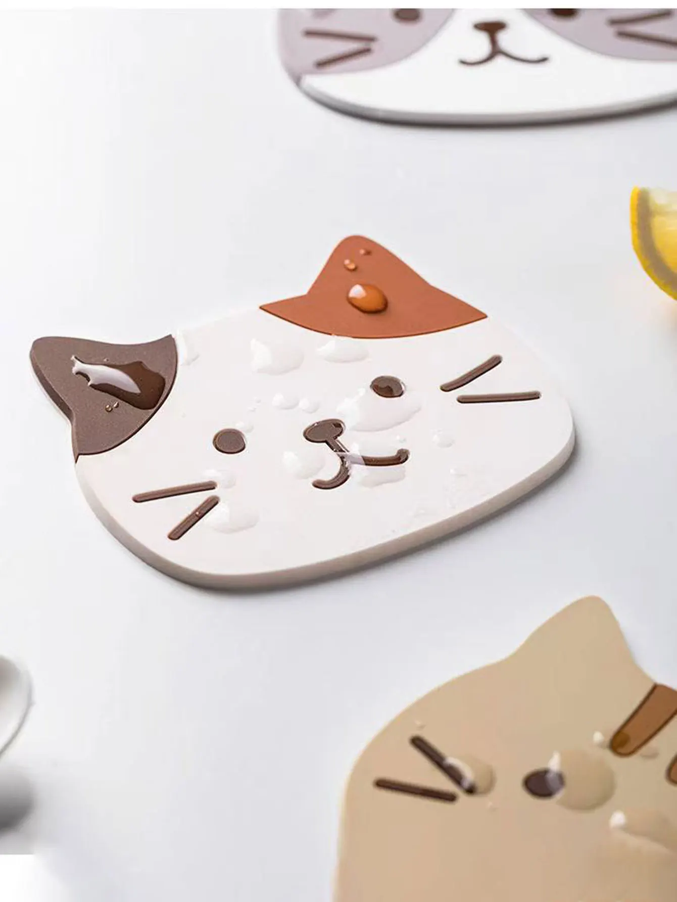 Cartoon Cat Waterproof Heat Insulation Mat Bowl Mat Placemat Home Dining Table Non-Slip Pot Mat 1005010535658185