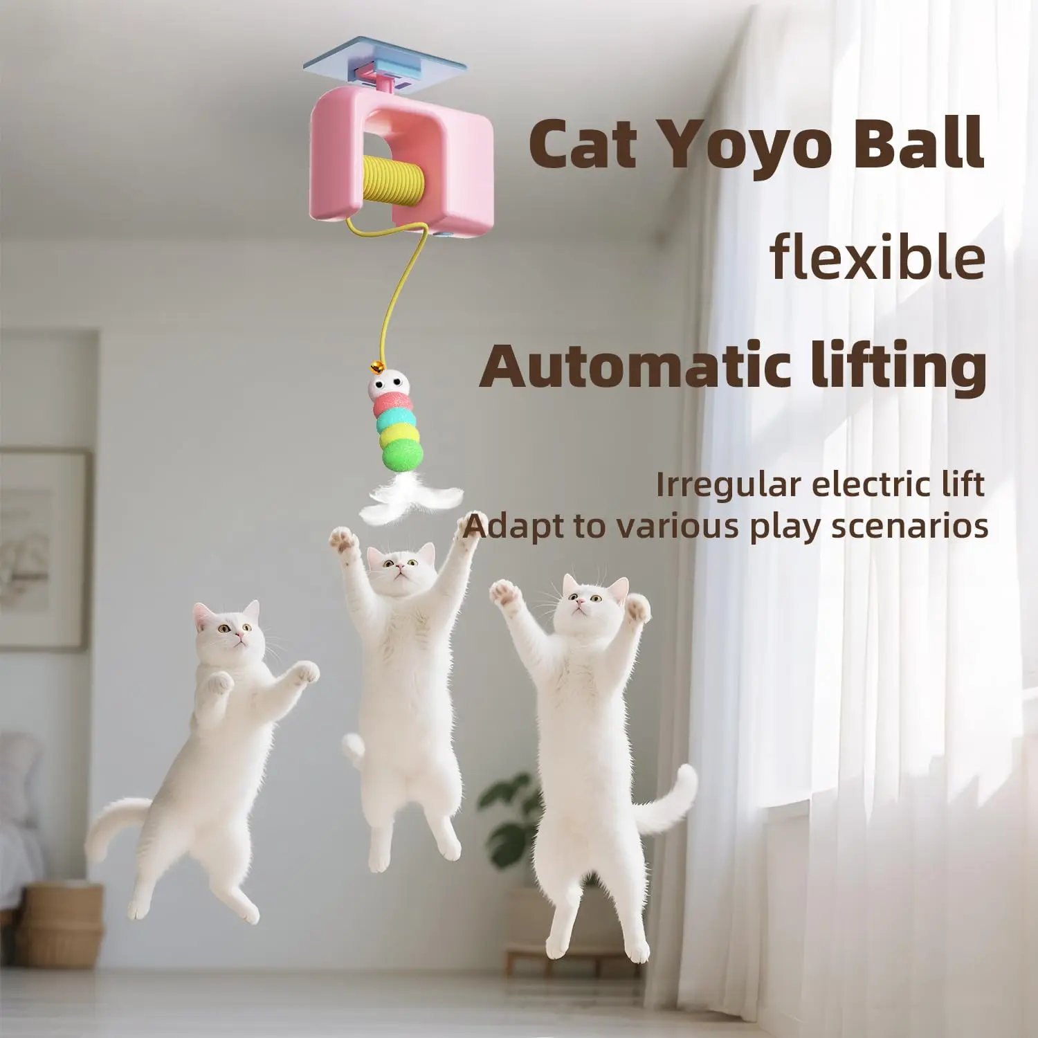 The New Type Of Cat Electric Smart Hanging Door Toy Is A Self-entertainment Entertaining And 1005010535780260