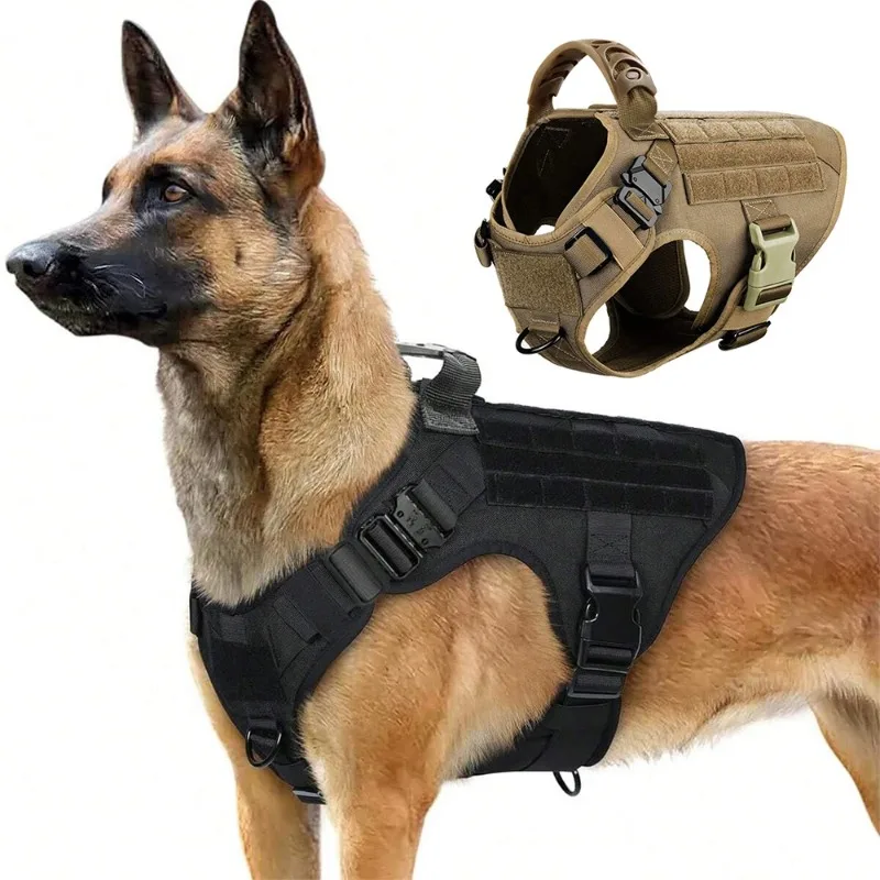 Large Dog Harness Pet German Shepherd Training Vest Tactical Medium Dog Harnesses Hunting For Dogs 1005010535866642