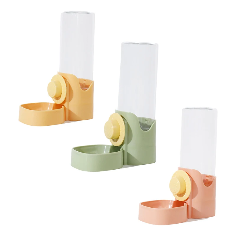 For Puppy Cats Rabbit Birds Pet Feeding Product Automatic Pet Feeder Cage Hanging Bowl Water Bottle 1005010537315353