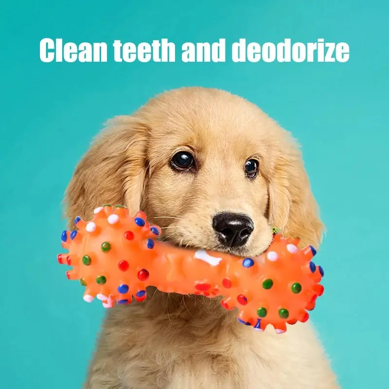 1PC Dog Chew Toy Natural Rubber Safety and Environmental Protection Flexible Bite Resistance Clean 1005010538133318
