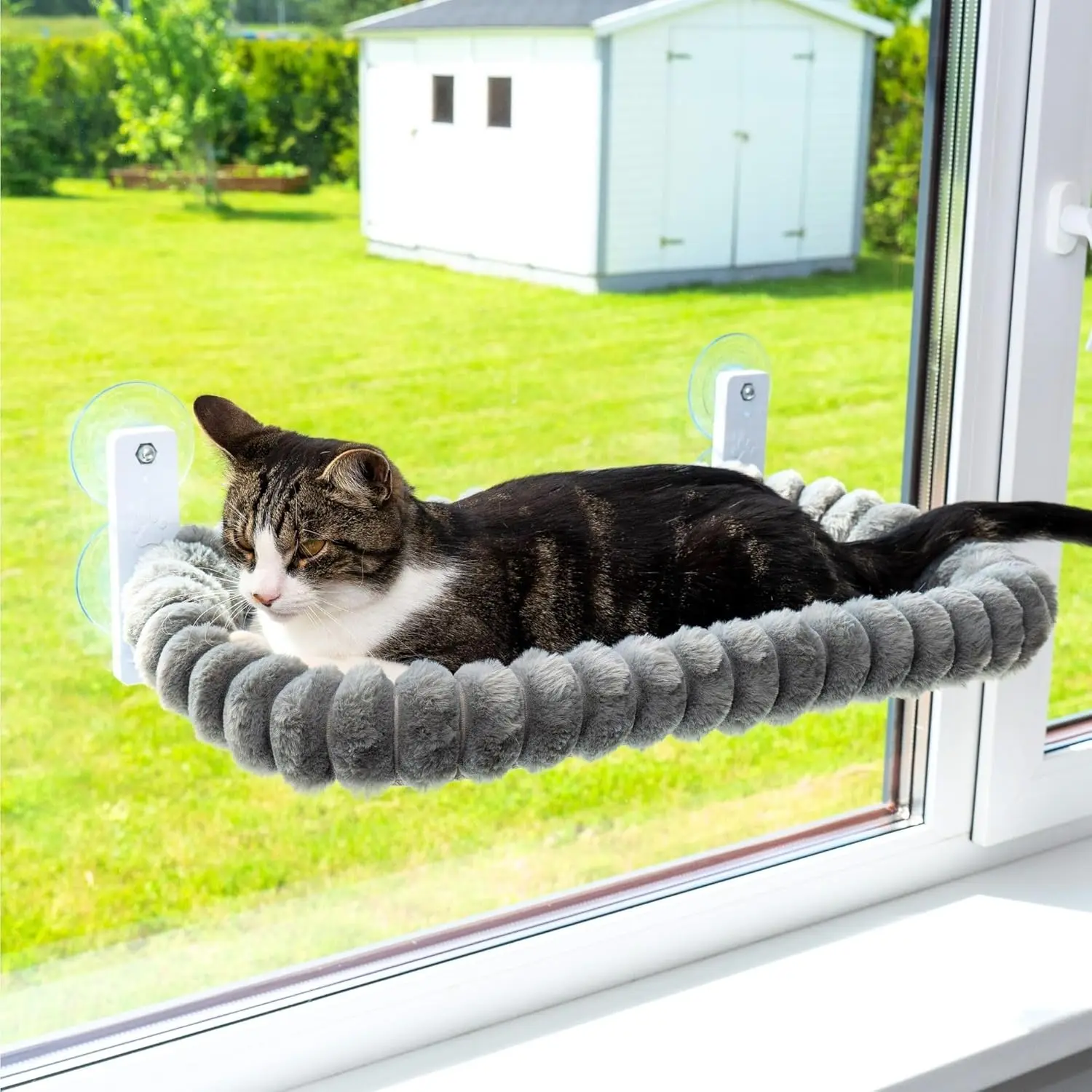 Winter Cat Hammock Window Habitat Cat Sunbathing Glass Hanging Suction Cup Balcony Pet Nest 1005010543098081