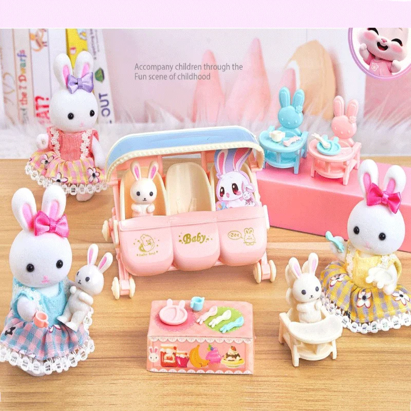 Cute Little Rabbit Themed Pretend Play Stroller Toy for Babies and Children 1005010546844927