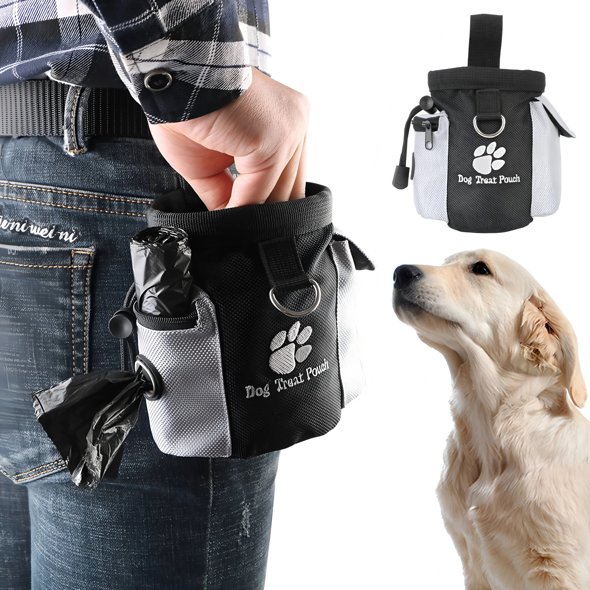 Dog Outdoor Training Bag Dog Fanny Pack Therapy Bag Multi-Functional Pet Bag Pet Treats Bag Train 1005010547444619