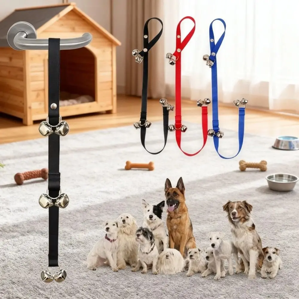Adjustable Length Dog Doorbell Universal Creative Pet Training Bell Sounding Bell Rope Design Dog 1005010548361144