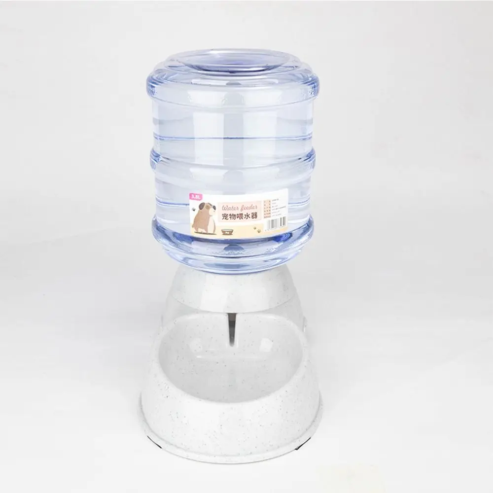 Plastic Dog Cat Food Dispenser 3.8L Large Capacity Automatic Water Bottle Gravity Feeder with 1005010548798488